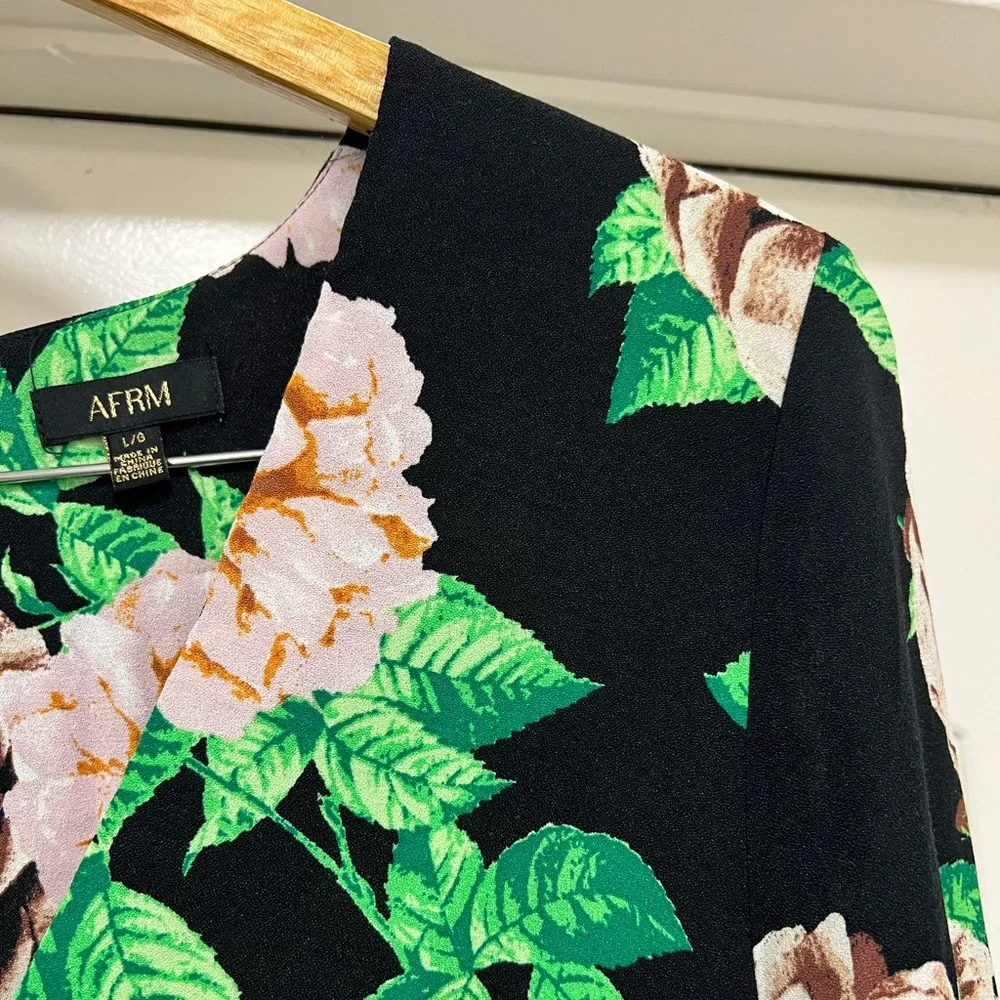 NWOT AFRM Nami Floral Corset Tie Mini Dress - Picture 8 of 11